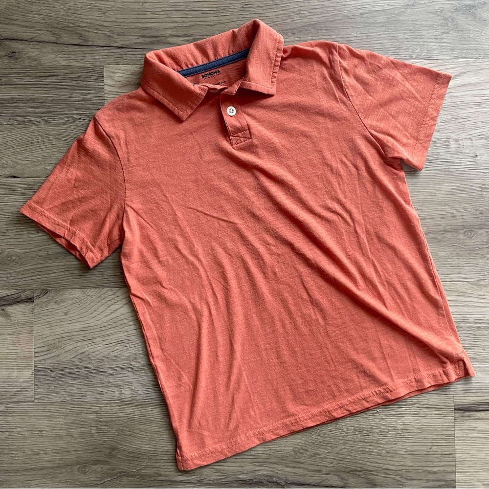 3/$30 | Sonoma | Supersoft Polo Shirt for Boys | Medium - Picture 2 of 6